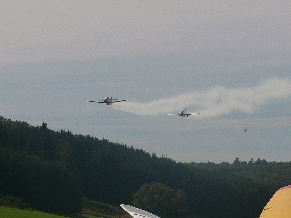 Zwei Yak´s eine Yak54 und die andere eine Yak52.