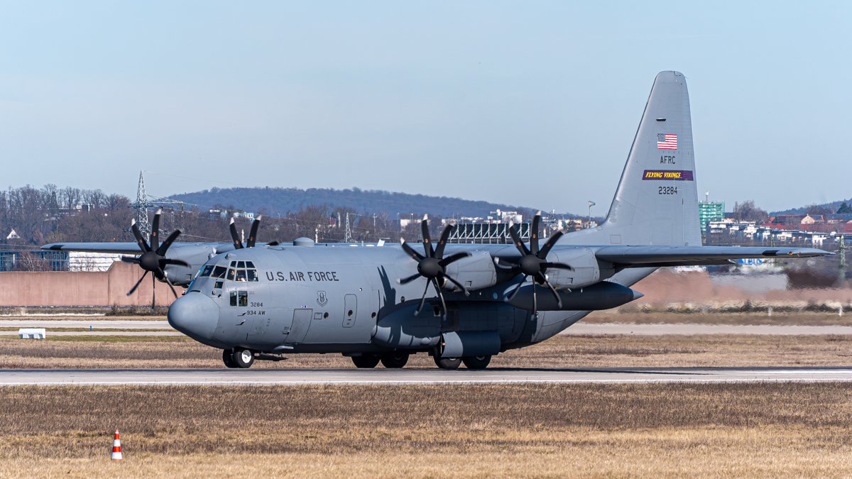 Lockheed C130H Hercules, 92-3284, US Air Force