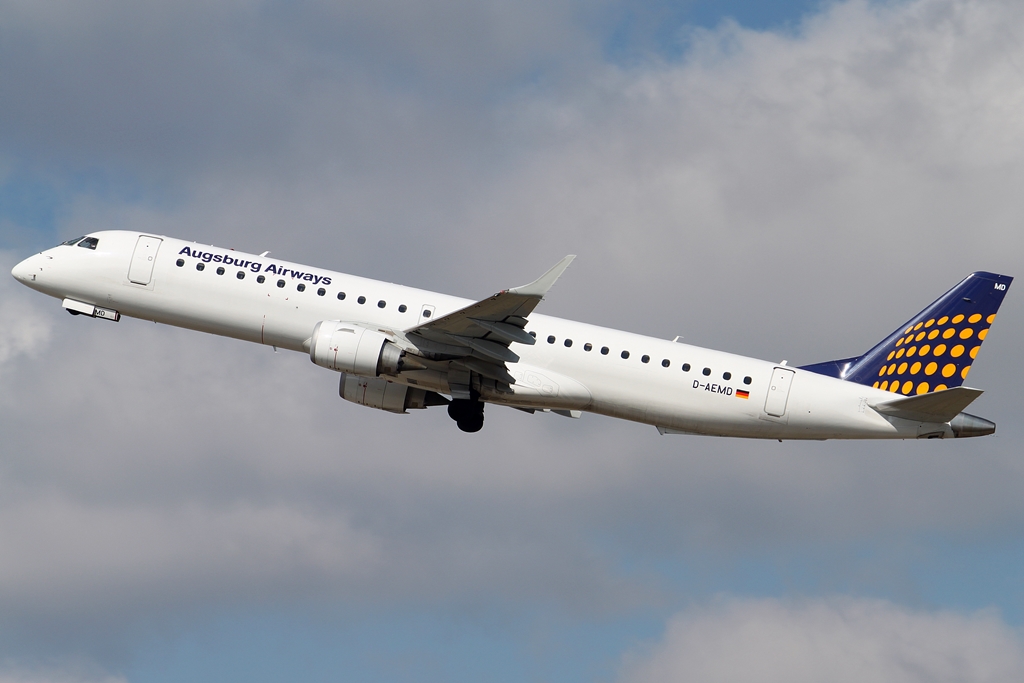 Augsburg Airways Embraer ERJ-195-200LR D-AEMD