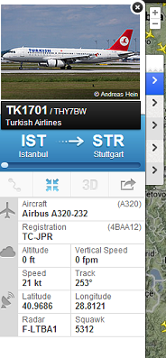 Geplant: Airbus A320-232 (TC-JPR)