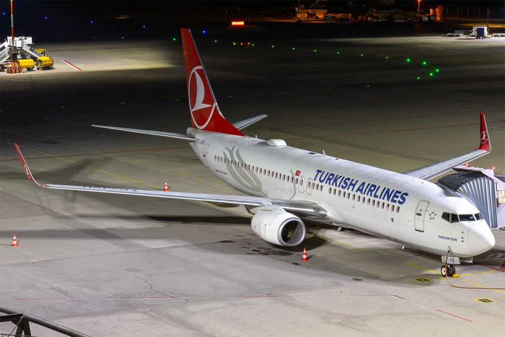 Turkish Airlines / TC-JVU / Boeing 737-8F2